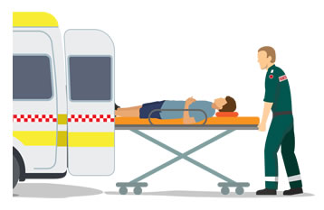 NAS patient positioning for anaphylaxis